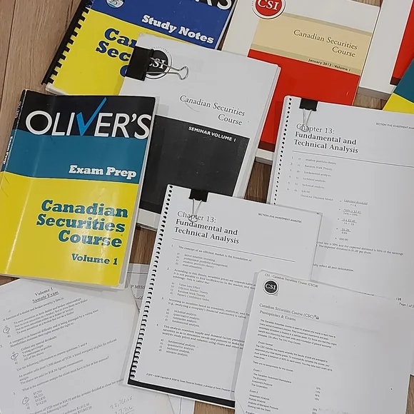 Canadian Securities Course Material - Picture 4 of 7